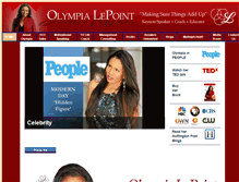 Tablet Screenshot of olympialepoint.com